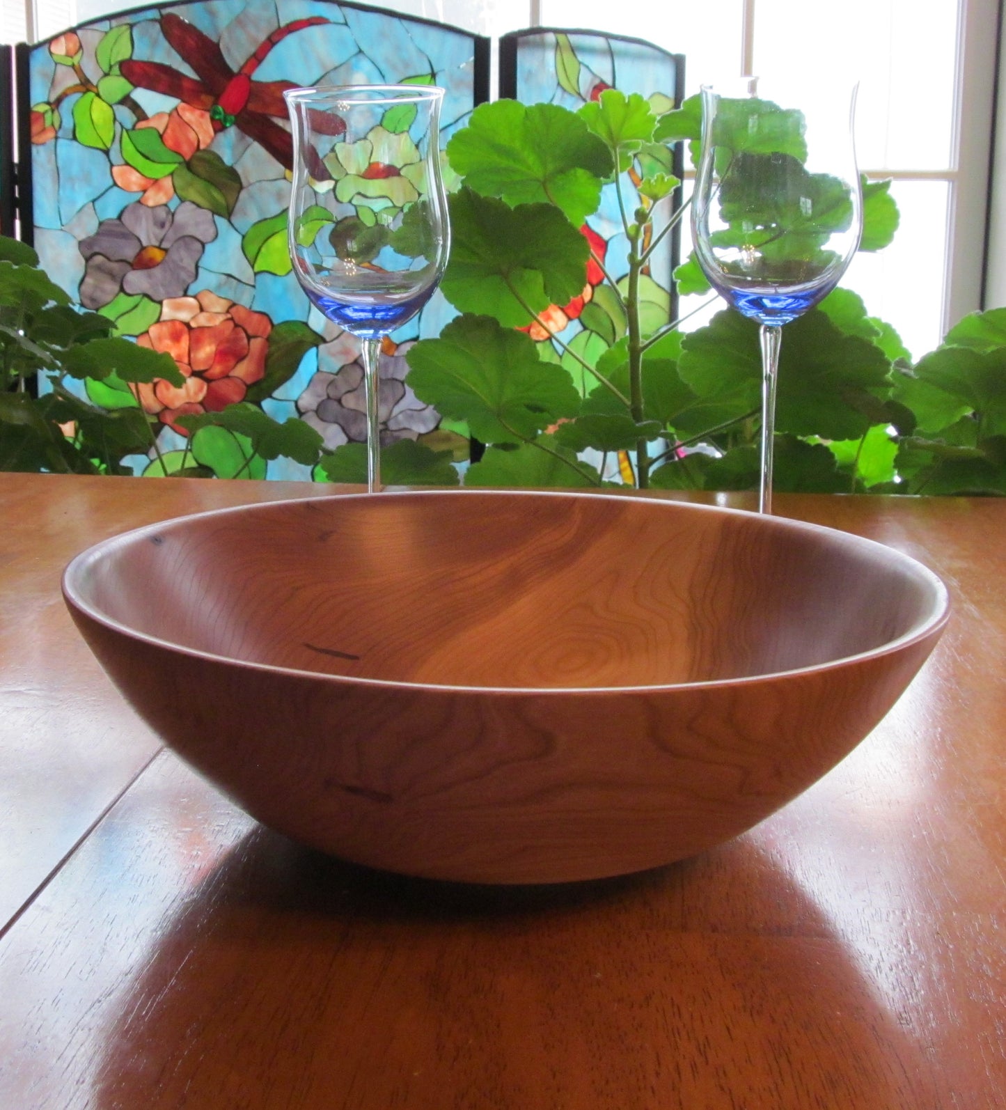 Medium Cherry Wooden Bowl